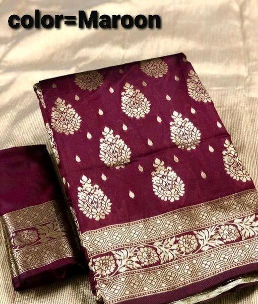 Maroon Butta Patti Saree: Timeless Beauty for Traditional Gatherings - Outfit Odessey